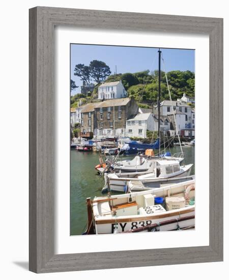 The Harbour, Polperro, Cornwall, England, United Kingdom, Europe-David Clapp-Framed Photographic Print