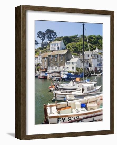 The Harbour, Polperro, Cornwall, England, United Kingdom, Europe-David Clapp-Framed Photographic Print