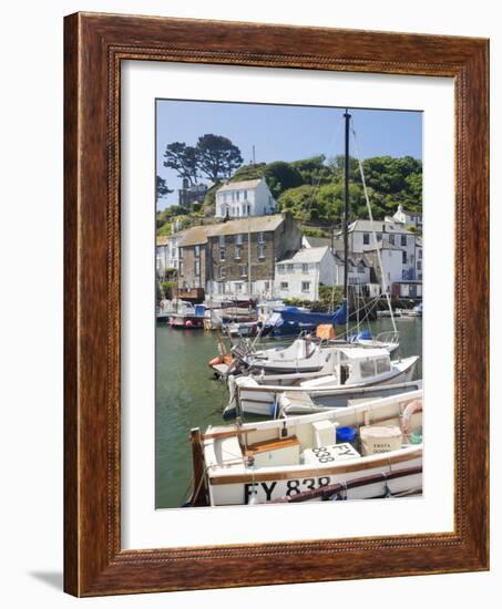 The Harbour, Polperro, Cornwall, England, United Kingdom, Europe-David Clapp-Framed Photographic Print