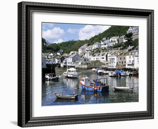 The Harbour, Polperro, Cornwall, England, United Kingdom-Rob Cousins-Framed Photographic Print