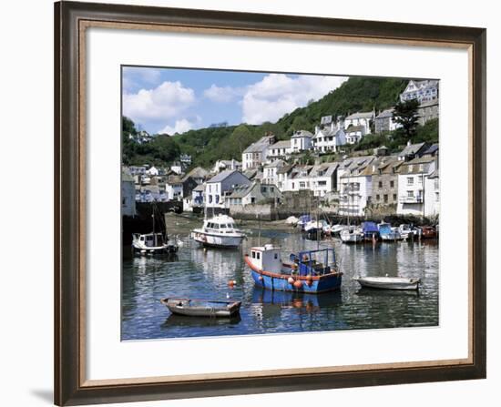 The Harbour, Polperro, Cornwall, England, United Kingdom-Rob Cousins-Framed Photographic Print