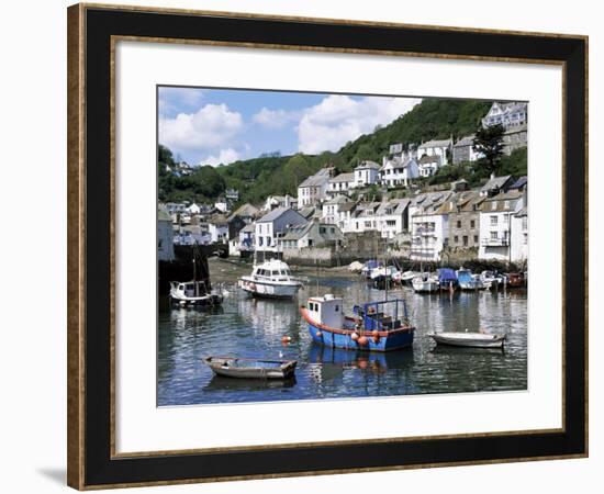 The Harbour, Polperro, Cornwall, England, United Kingdom-Rob Cousins-Framed Photographic Print