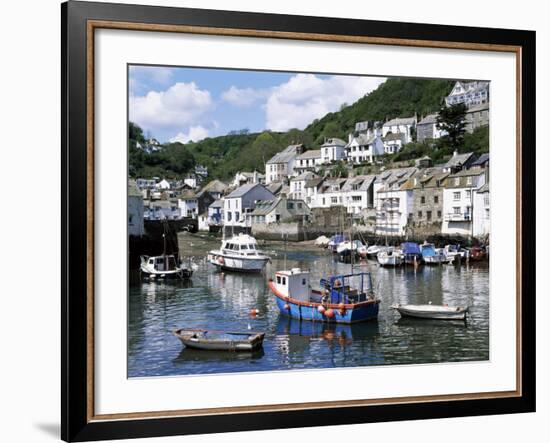 The Harbour, Polperro, Cornwall, England, United Kingdom-Rob Cousins-Framed Photographic Print