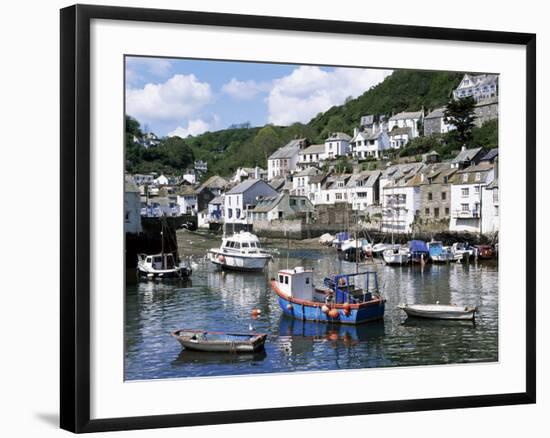 The Harbour, Polperro, Cornwall, England, United Kingdom-Rob Cousins-Framed Photographic Print