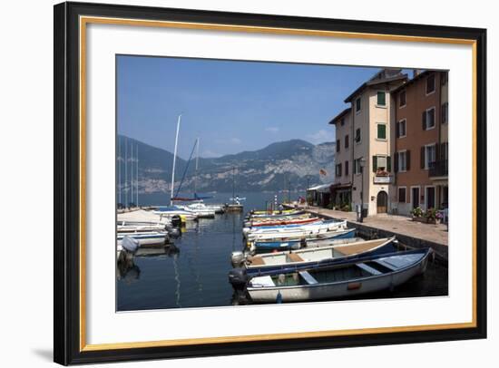 The Harbour, Porto, Lake Garda, Italian Lakes, Veneto, Italy, Europe-James Emmerson-Framed Photographic Print