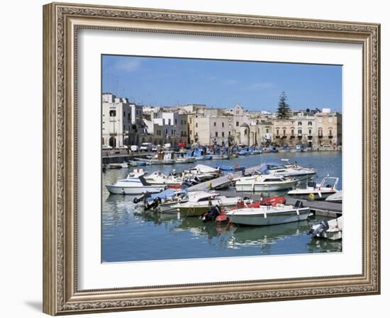 The Harbour, Trani, Puglia, Italy, Mediterranean-Sheila Terry-Framed Photographic Print