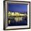 The Harbour with Restaurants at Dusk, St. Martin, Ile de Re, Poitou-Charentes, France, Europe-Stuart Black-Framed Photographic Print