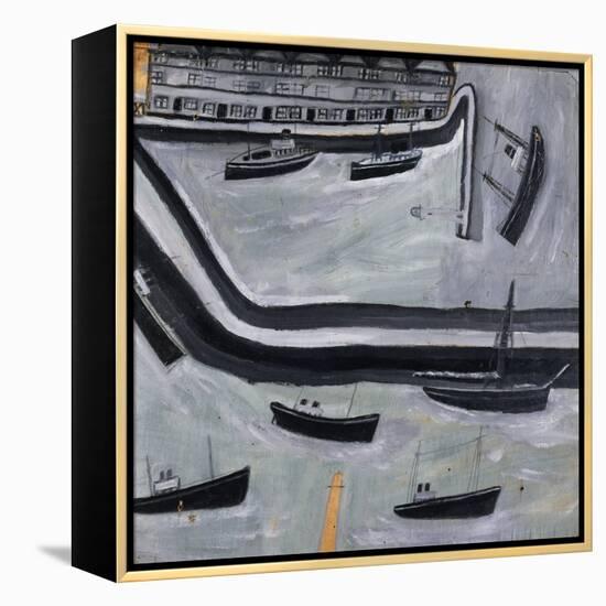 The Harbour-Alfred Wallis-Framed Premier Image Canvas