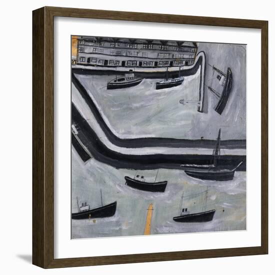 The Harbour-Alfred Wallis-Framed Giclee Print