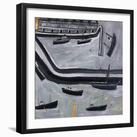 The Harbour-Alfred Wallis-Framed Giclee Print