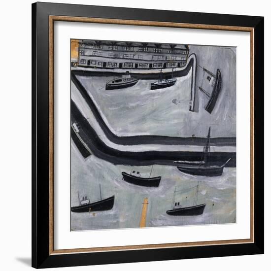 The Harbour-Alfred Wallis-Framed Giclee Print