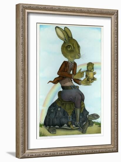 The Hare and the Tortoise-Wayne Anderson-Framed Giclee Print