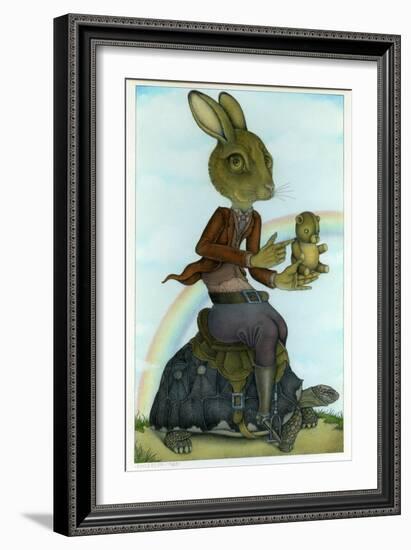 The Hare and the Tortoise-Wayne Anderson-Framed Giclee Print