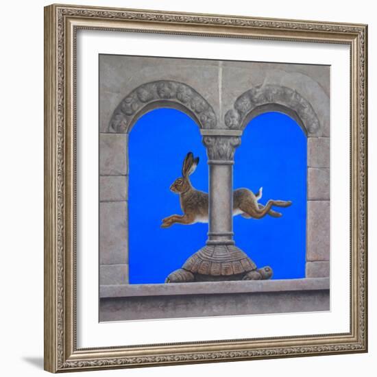 The Hare and the Tortoise-Tim Hayward-Framed Giclee Print