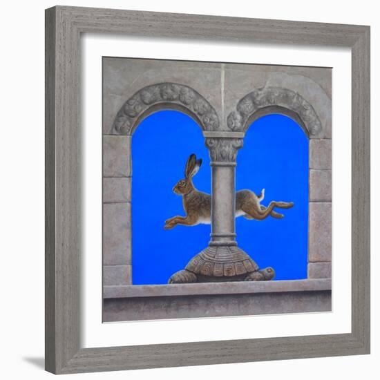 The Hare and the Tortoise-Tim Hayward-Framed Giclee Print