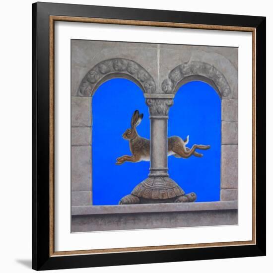 The Hare and the Tortoise-Tim Hayward-Framed Giclee Print