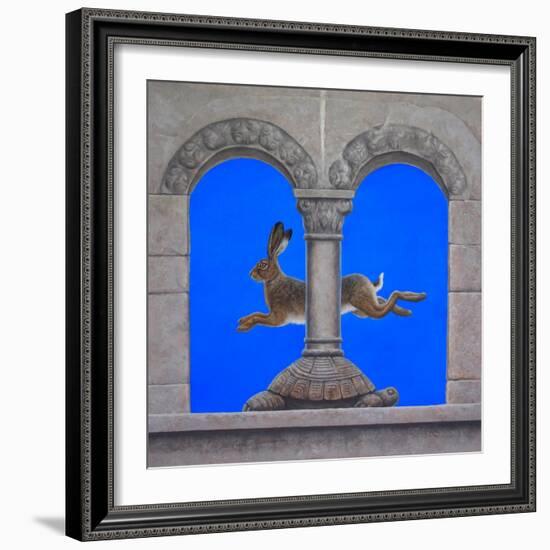 The Hare and the Tortoise-Tim Hayward-Framed Giclee Print