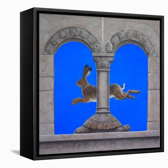 The Hare and the Tortoise-Tim Hayward-Framed Premier Image Canvas