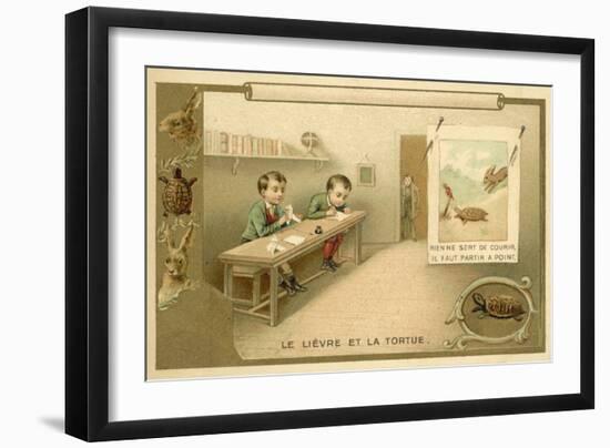 The Hare and the Tortoise-null-Framed Giclee Print
