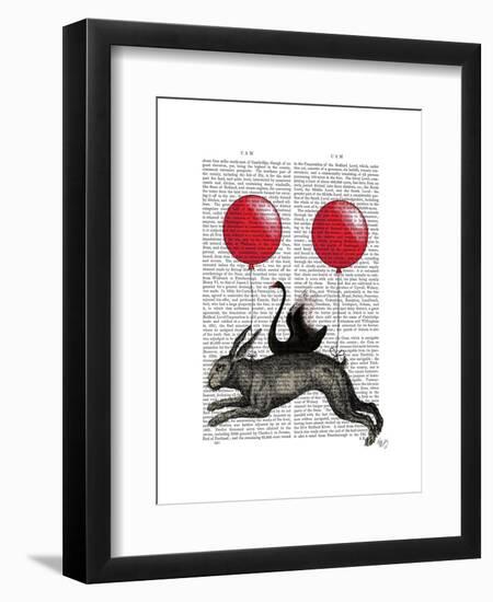 The Hare Ship-Fab Funky-Framed Art Print
