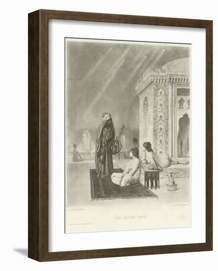 The Harem Bath-Jean Leon Gerome-Framed Giclee Print