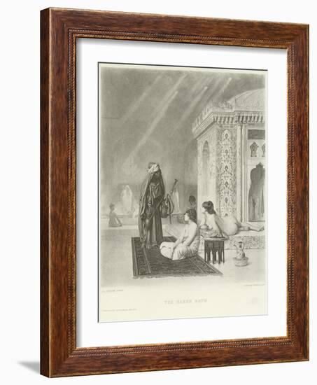 The Harem Bath-Jean Leon Gerome-Framed Giclee Print