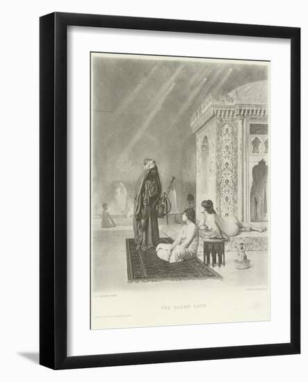 The Harem Bath-Jean Leon Gerome-Framed Giclee Print