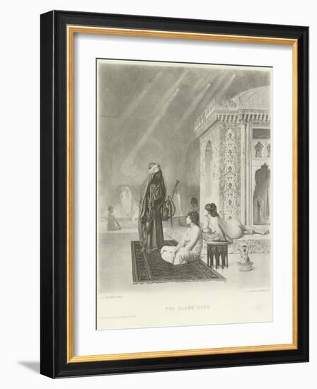 The Harem Bath-Jean Leon Gerome-Framed Giclee Print