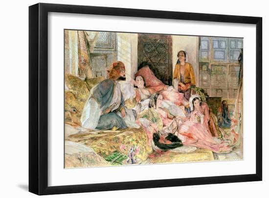 The Harem, circa 1850-John Frederick Lewis-Framed Giclee Print