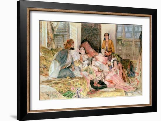 The Harem, circa 1850-John Frederick Lewis-Framed Giclee Print