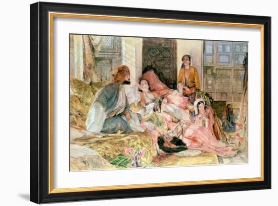 The Harem, circa 1850-John Frederick Lewis-Framed Giclee Print