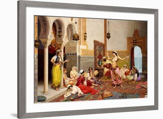 The Harem Dance-Giulio Rosati-Framed Giclee Print