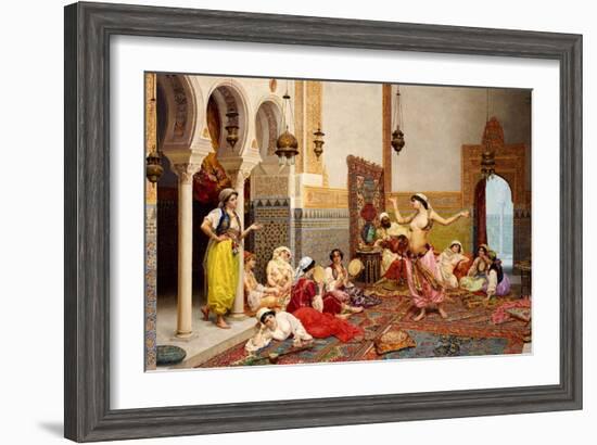 The Harem Dance-Giulio Rosati-Framed Giclee Print