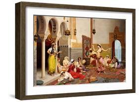 The Harem Dance-Giulio Rosati-Framed Giclee Print