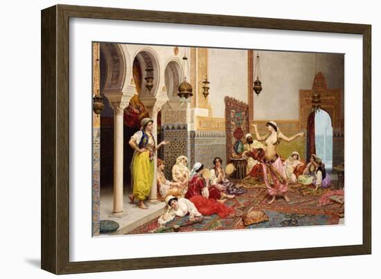 The Harem Dance-Giulio Rosati-Framed Giclee Print