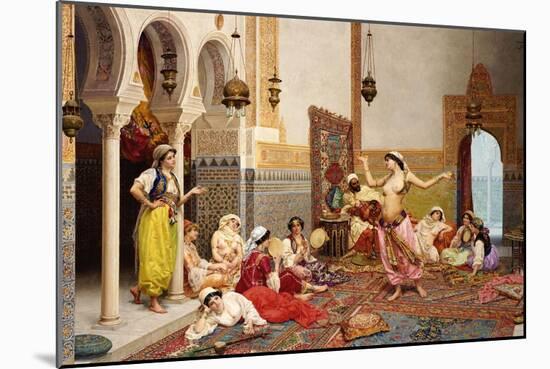 The Harem Dance-Giulio Rosati-Mounted Giclee Print