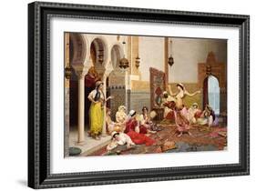The Harem Dance-Giulio Rosati-Framed Giclee Print