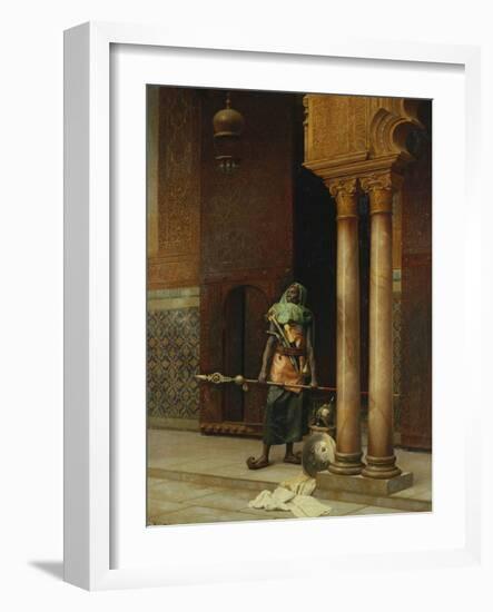 The Harem Guard-Ludwig Deutsch-Framed Giclee Print