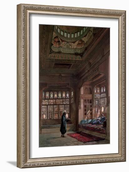 The Harem of Sheikh Sadat, Cairo, 1870-Frank Dillon-Framed Giclee Print