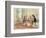 The Harem, Plate 1 from Illustrations of Constantinople, Engraved by the Artist, 1837-John Frederick Lewis-Framed Giclee Print