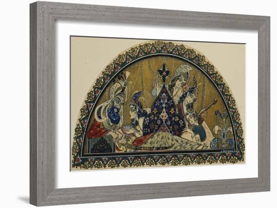 The Harem-Georges Barbier-Framed Giclee Print