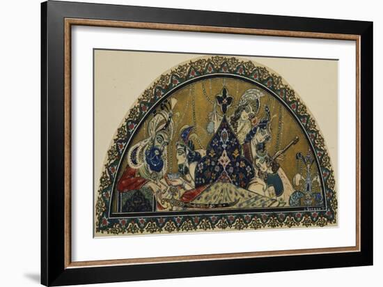 The Harem-Georges Barbier-Framed Giclee Print