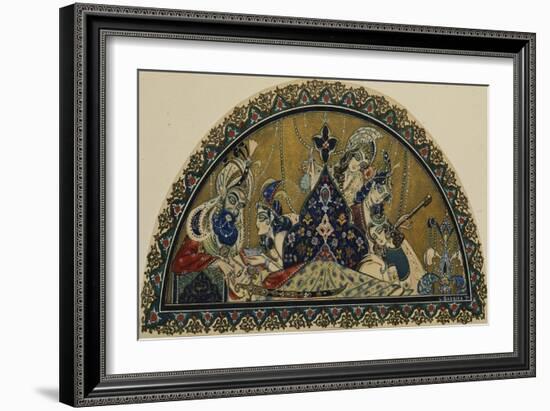 The Harem-Georges Barbier-Framed Giclee Print