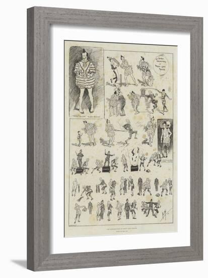 The Harlequinade at Drury Lane Theatre-Phil May-Framed Giclee Print