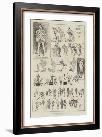 The Harlequinade at Drury Lane Theatre-Phil May-Framed Giclee Print