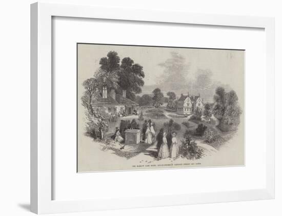 The Harlow Carr Hotel and Sulphureous Alkaline Springs and Baths-Myles Birket Foster-Framed Giclee Print