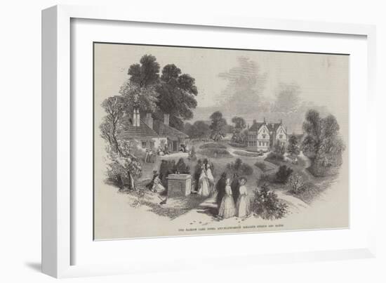 The Harlow Carr Hotel and Sulphureous Alkaline Springs and Baths-Myles Birket Foster-Framed Giclee Print