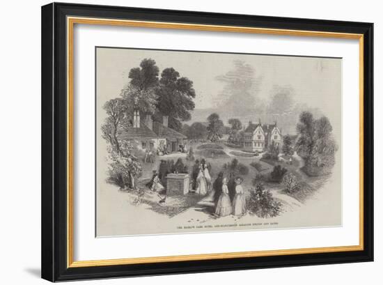 The Harlow Carr Hotel and Sulphureous Alkaline Springs and Baths-Myles Birket Foster-Framed Giclee Print