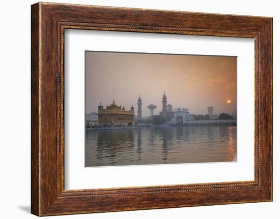 The Harmandir Sahib (The Golden Temple), Amritsar, Punjab, India, Asia-Jane Sweeney-Framed Photographic Print