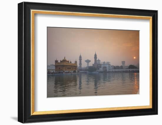 The Harmandir Sahib (The Golden Temple), Amritsar, Punjab, India, Asia-Jane Sweeney-Framed Photographic Print